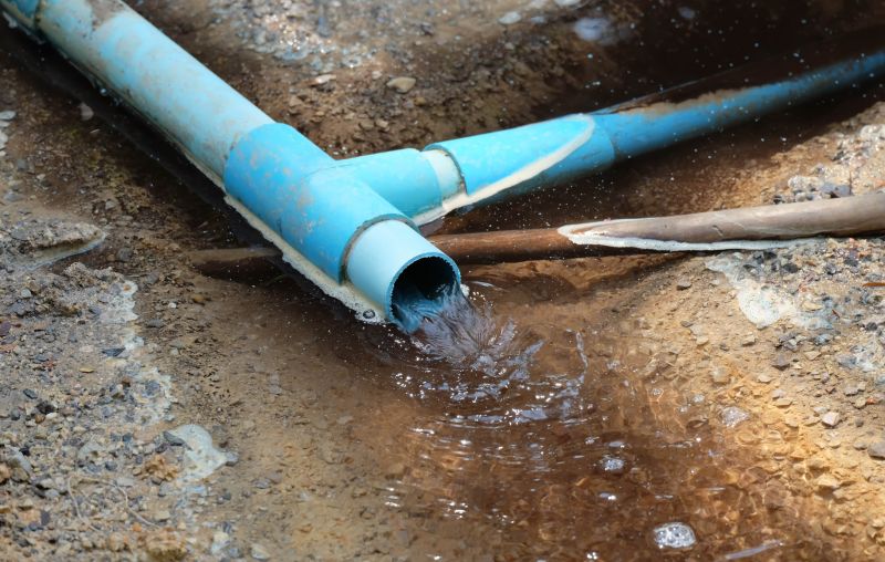 Products For Water Line Installations in use